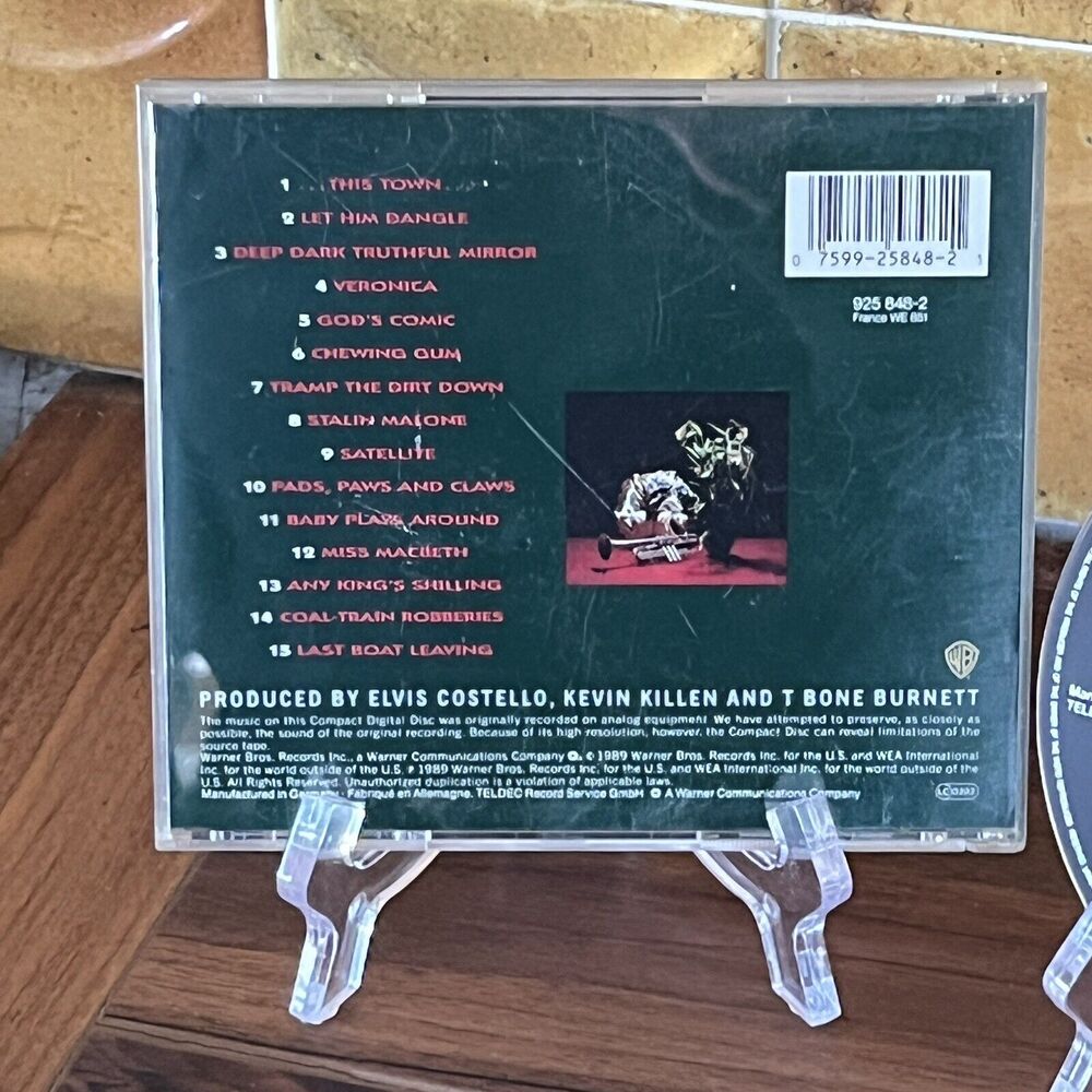 Elvis Costello Spike CD 1989 Warner Bros. 925 848-2 - Picture 3 of 8